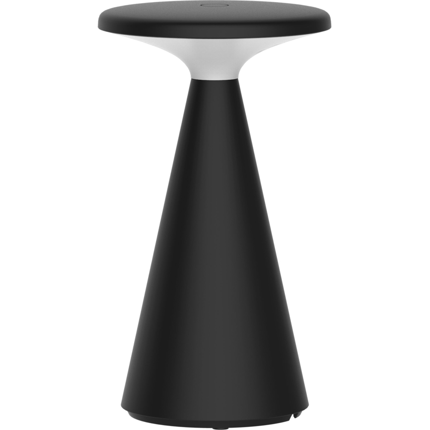 LED Regulação táctil exterior candeeiro de mesa PAROS LED/1,8W/5V USB 1800 mAh IP44 preto
