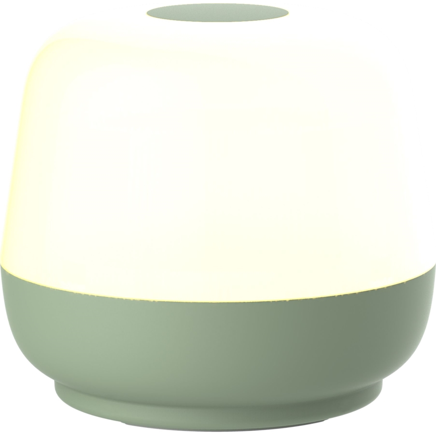 LED Regulação táctil exterior candeeiro de mesa SAMBA LED/1,2W/5V USB 1200 mAh IP44 verde