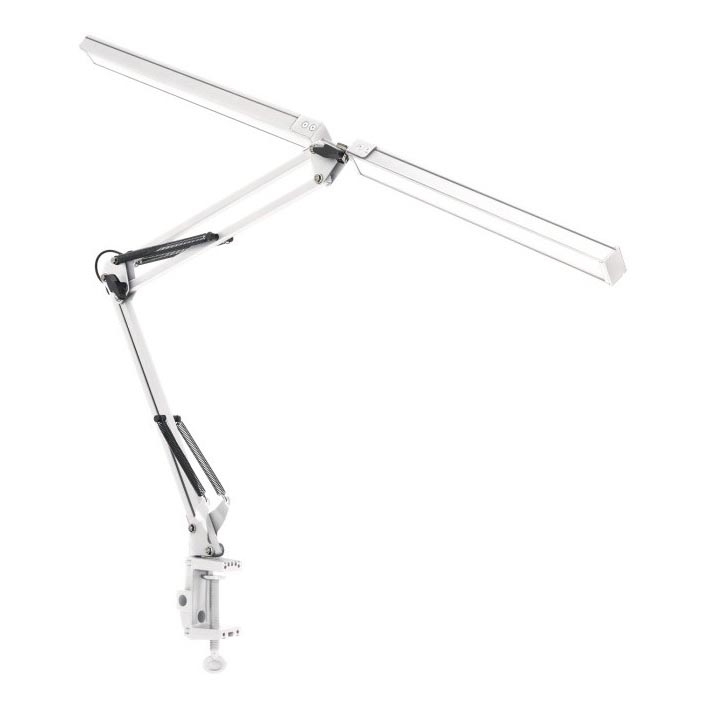 Candeeiro de mesa LED com regulação TENUIX DUO 2xLED/14W/230V 3000-6000K branco
