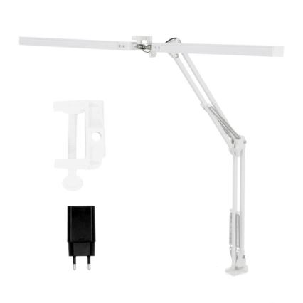 Candeeiro de mesa LED com regulação TENUIX DUO 2xLED/14W/230V 3000-6000K branco