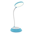 Candeeiro de mesa LED com regulação VISUA LED/5W/5V 3000-5000K 1200 mAh azul