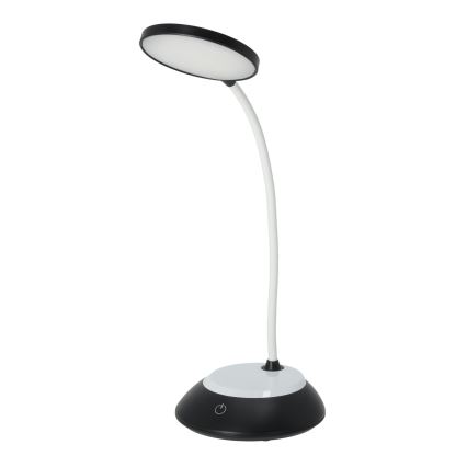 Candeeiro de mesa LED com regulação VISUA LED/5W/5V 3000-5000K 1200 mAh preto