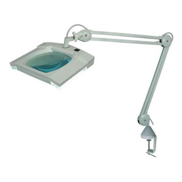 Candeeiro de mesa LED com uma lupa LED/5W/230V