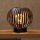 Candeeiro de mesa LED decorativo LED/3xAA preto/cobre