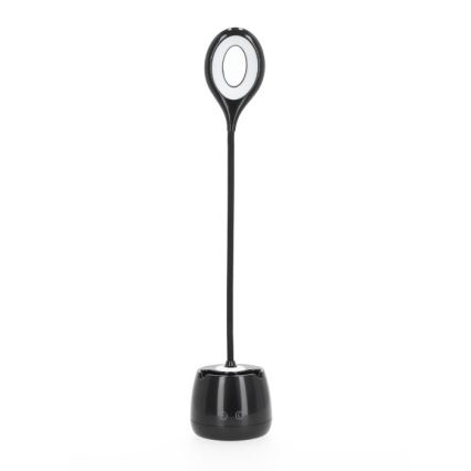 Candeeiro de mesa LED flexível com regulação LUSIA LED/5W/5V 3000/4000K 1200 mAh preto