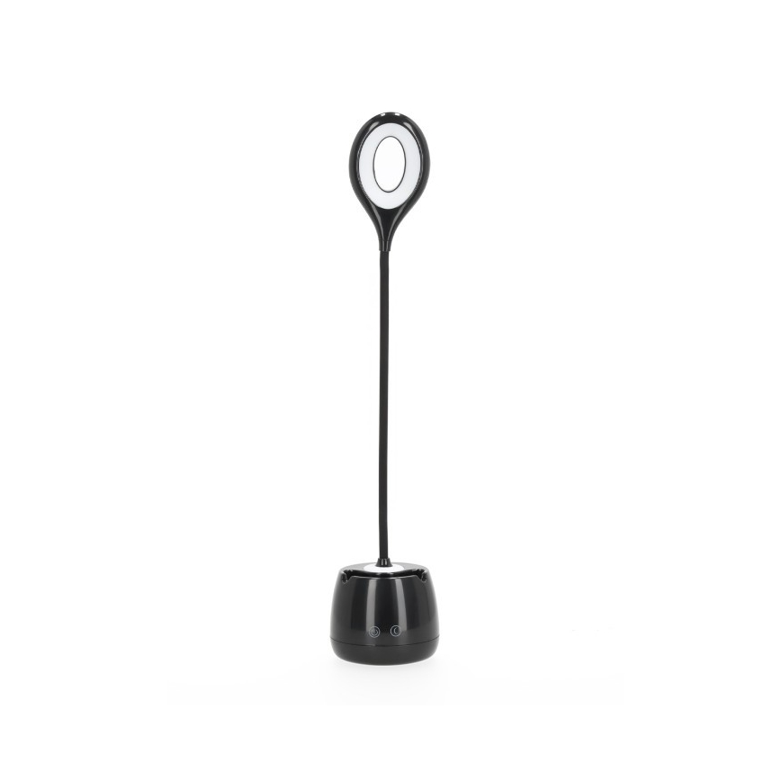 Candeeiro de mesa LED flexível com regulação LUSIA LED/5W/5V 3000/4000K 1200 mAh preto