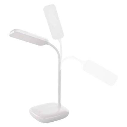 Candeeiro de mesa LED flexível regulável LED/12W/230V 3000K/4000K/6500K branco