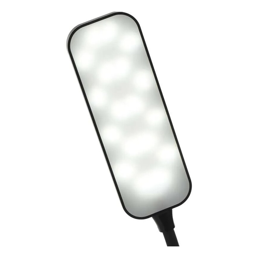 Candeeiro de mesa LED flexível regulável LED/12W/230V 3000K/4000K/6500K preto