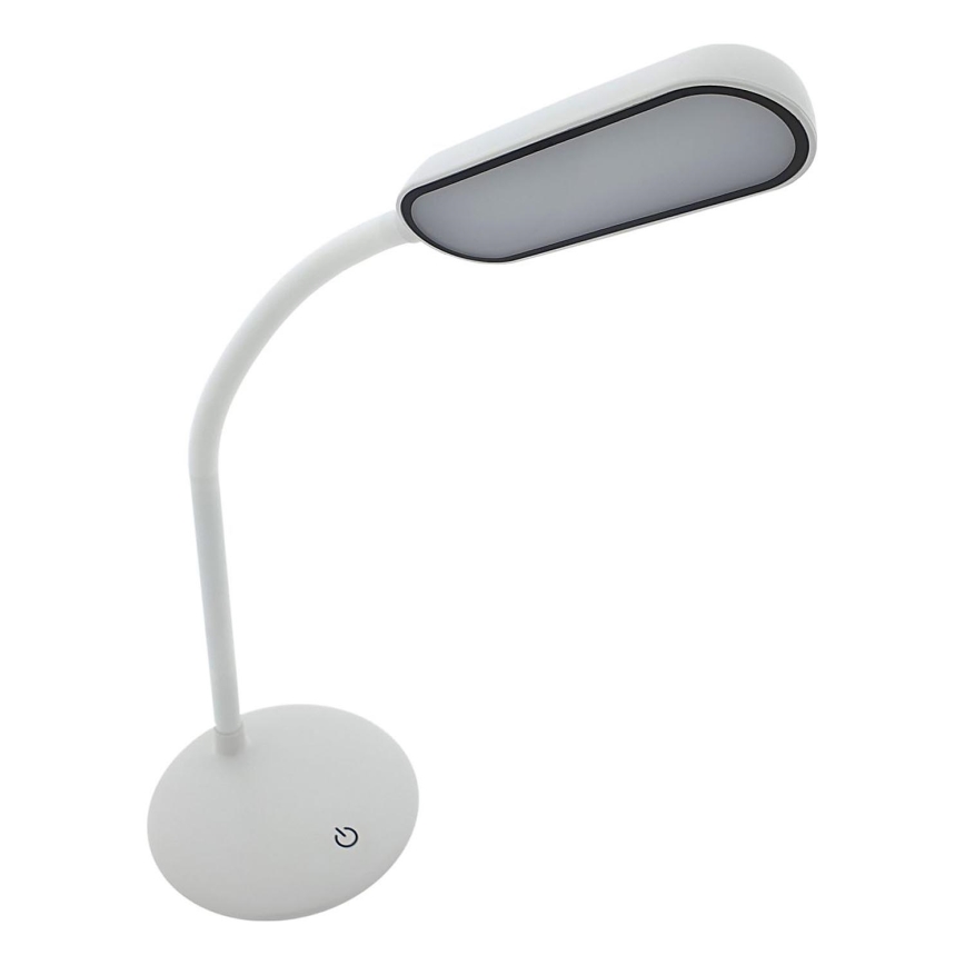 Candeeiro de mesa LED flexível tátil com regulação LED/6W/5V USB 1200 mAh branco