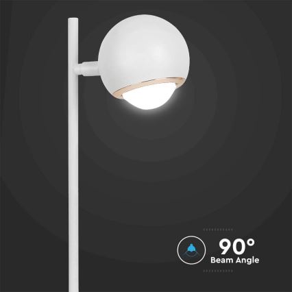 Candeeiro de mesa LED LED/5W/230V 3000K branco
