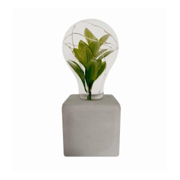 Candeeiro de mesa LED LIV LED/2xAAA cinzento