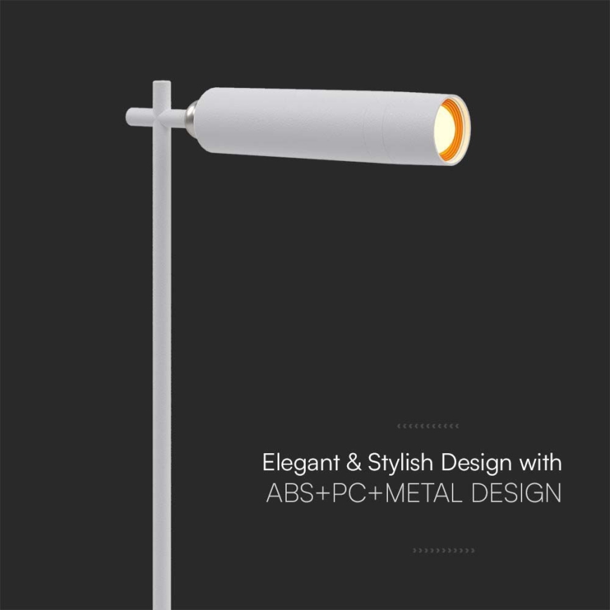 Candeeiro de mesa LED magnético, recarregável e regulável 3em1 LED/3W/5V 4000K 1500 mAh branco