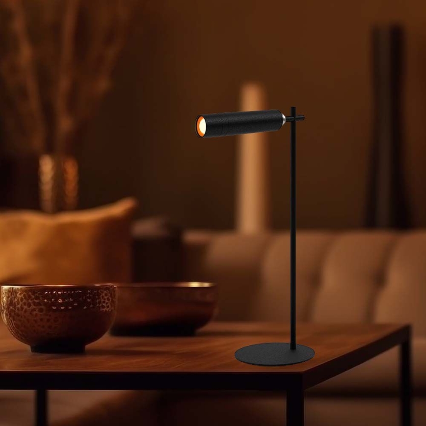 Candeeiro de mesa LED magnético, recarregável e regulável 3em1 LED/3W/5V 4000K 1500 mAh preto