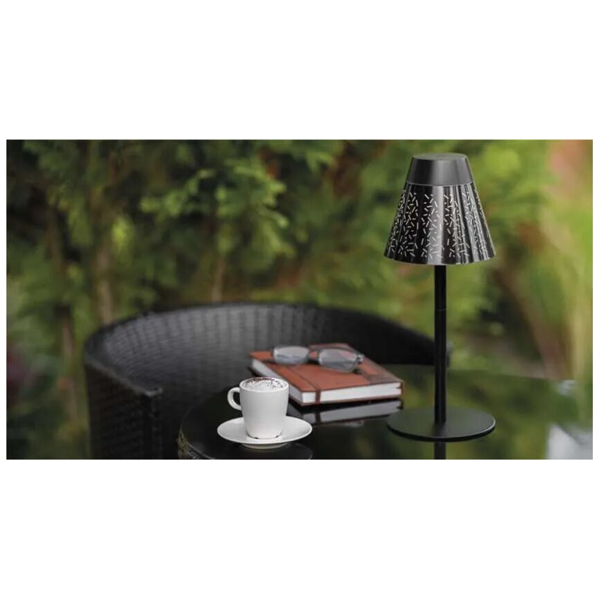 Candeeiro de mesa LED para exterior regulável LED/4,2W/5V 2200mAh IP44