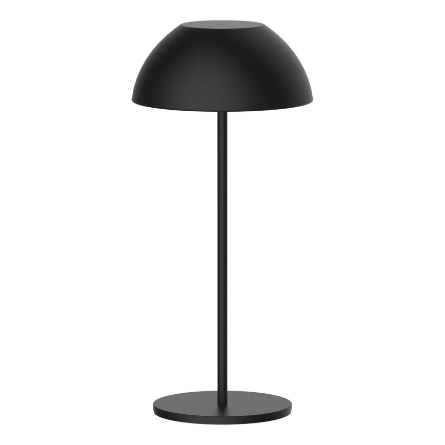Candeeiro de mesa LED para exterior tátil com regulação TANZANIA LED/1,8W/5V USB 1800 mAh IP44 preto