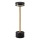 Candeeiro de mesa LED recarregável e regulável SAM LED/5W/5V 3600 mAh preto/dourado
