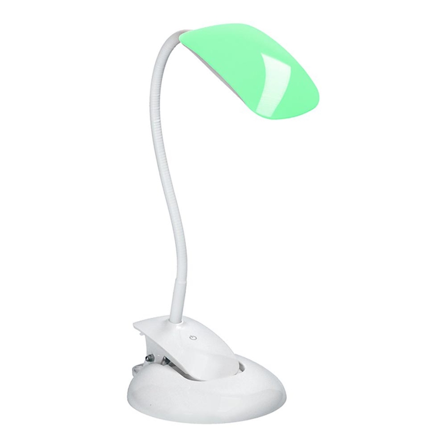 Candeeiro de mesa LED regulação podstavec i klip LED/5W/230V