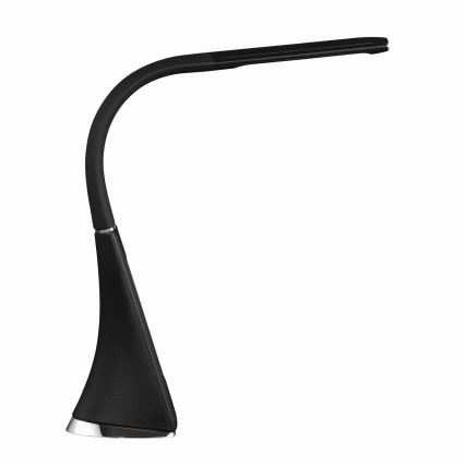 Candeeiro de mesa LED tátil dimerizável com ecrã LED/10W/5V preto