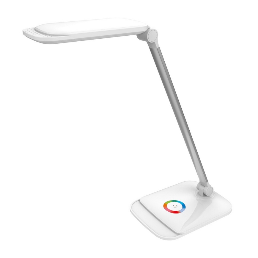 Candeeiro de mesa LED RGB com regulação de toque LED/18W/230V + USB