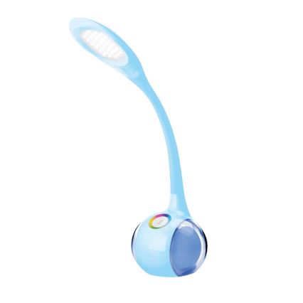 Candeeiro de mesa LED RGB com regulação LED/7W/230V azul