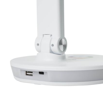Candeeiro de mesa LED RGBW com regulação e power bank LED/12W/5V 2800-6000K branco