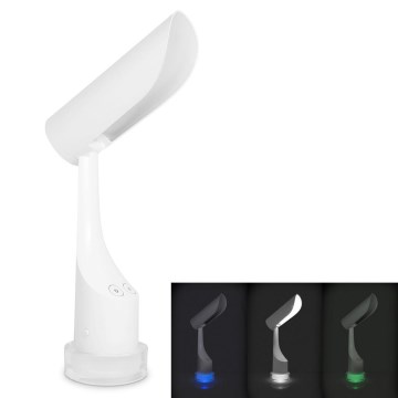 Candeeiro de mesa LED RGBW com regulação e recarregamento LED/5W/5V 2000 mAh 3000/6000K branco