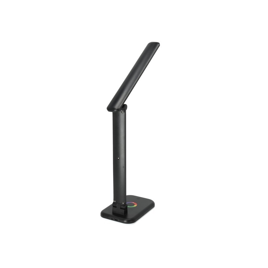 Candeeiro de mesa LED RGBW com regulação NOBLITE LED/7W/5V 3000/4000/6500K preto