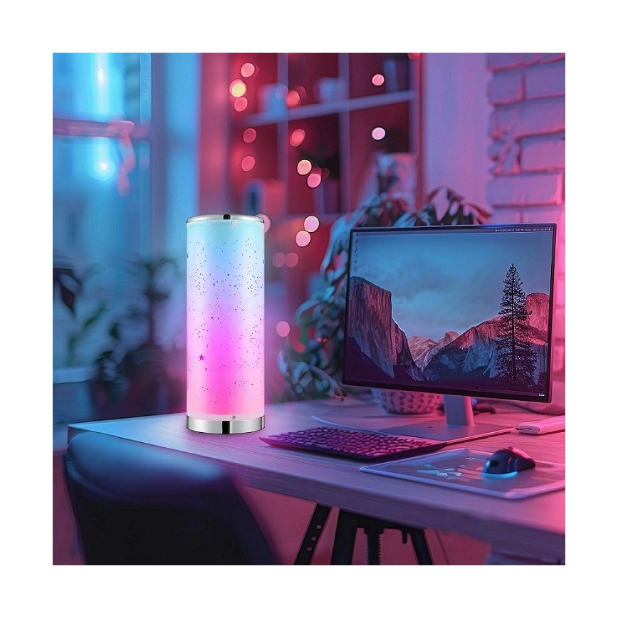 Candeeiro de mesa LED RGBW com regulação STELLA MINI LED/5W/5V + comando