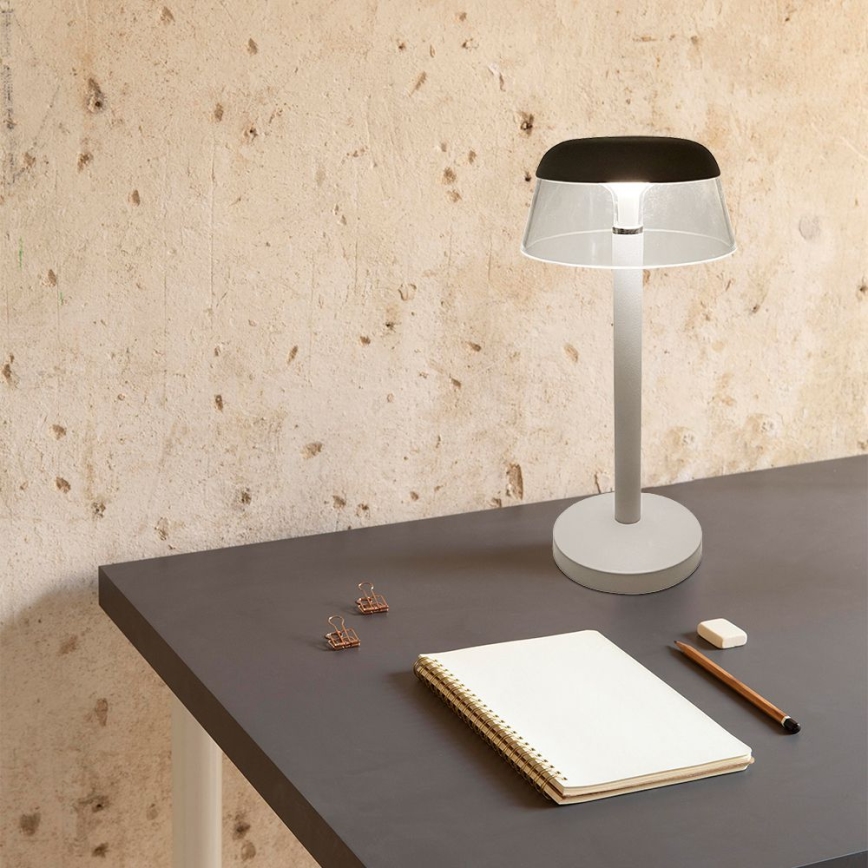 Candeeiro de mesa LED tátil com regulação LED/3W/5V 3000-6000K 1800 mAh branco