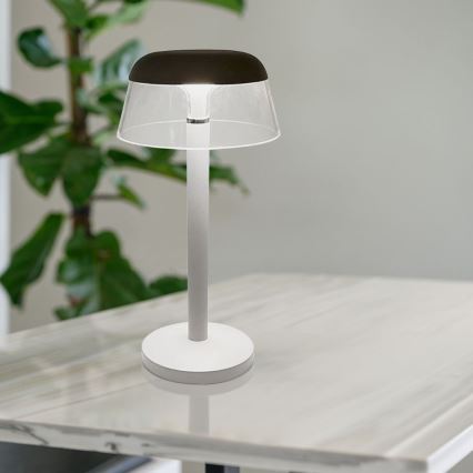 Candeeiro de mesa LED tátil com regulação LED/3W/5V 3000-6000K 1800 mAh branco