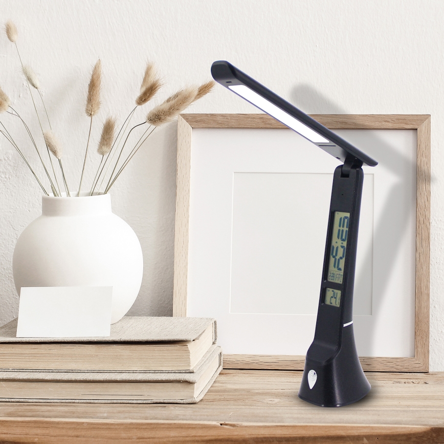 Candeeiro de mesa LED TORI LED/5W/5V preto