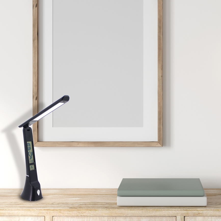 Candeeiro de mesa LED TORI LED/5W/5V preto