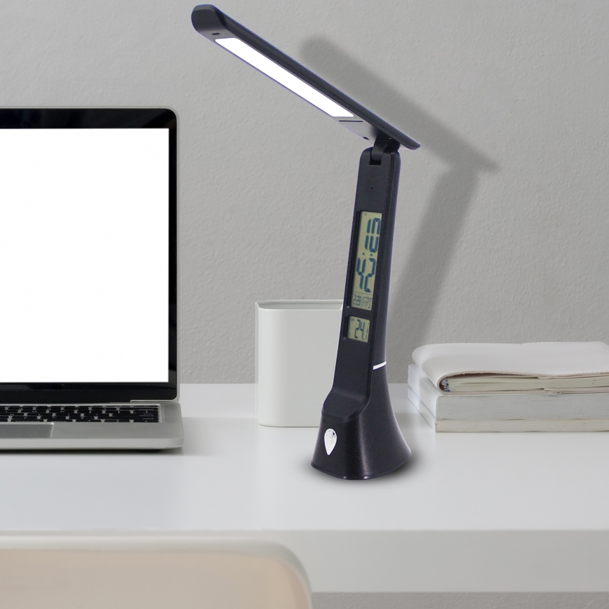 Candeeiro de mesa LED TORI LED/5W/5V preto