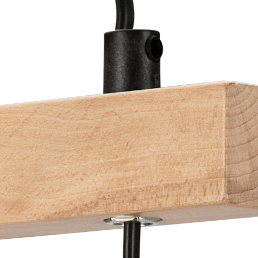 Candeeiro de mesa LEON 1xE27/60W/230V faia - FSC certificado