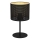 Candeeiro de mesa LOFT SHADE 1xE27/60W/230V diâmetro 18 cm preto/dourado