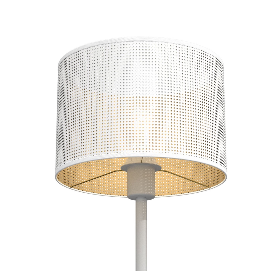 Candeeiro de mesa LOFT SHADE 1xE27/60W/230V diâmetro 25 cm branco/dourado