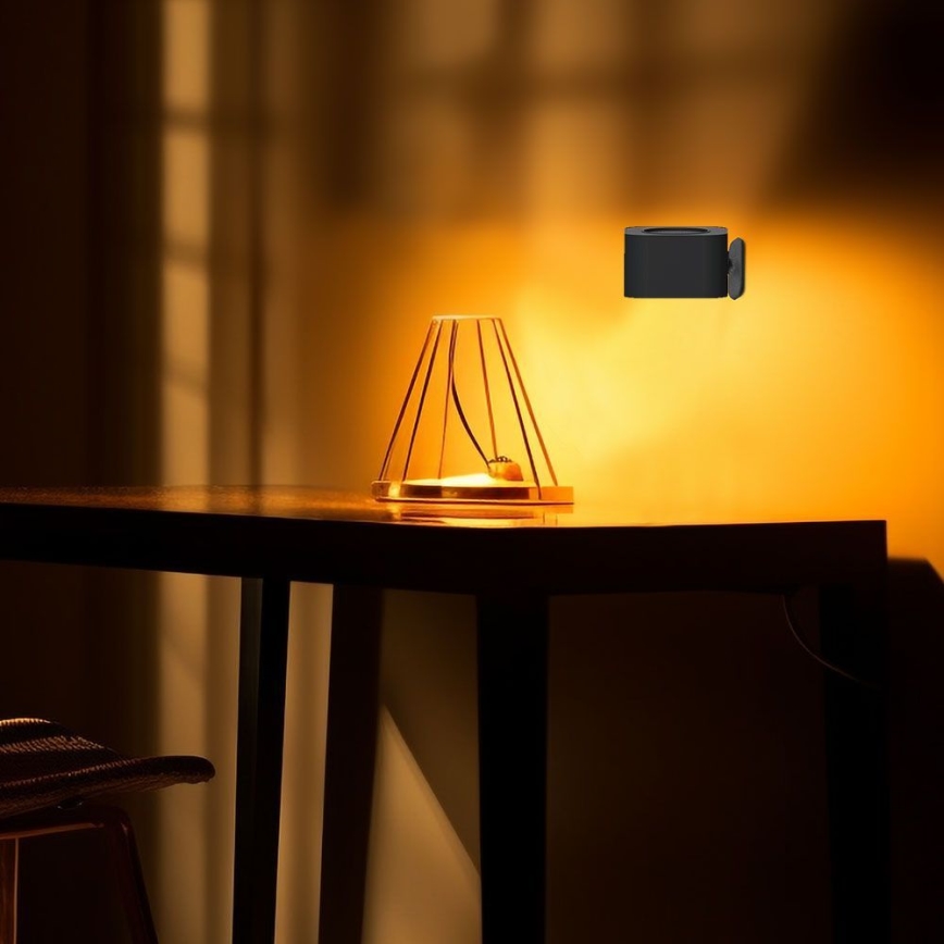 Candeeiro de mesa recarregável magnético regulável LED 4em1 LED/3W/5V 3000-6000K 1800 mAh branco