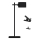 Candeeiro de mesa magnético regulável LED 4em1 LED/3W/5V 3000-6000K 1800 mAh preto