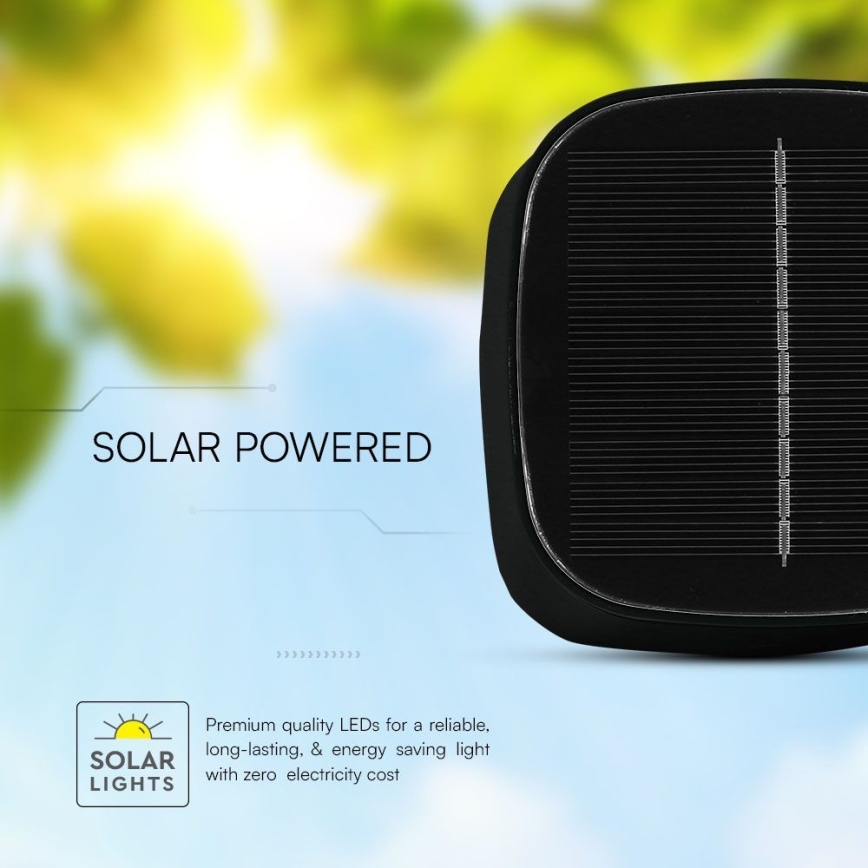 Candeeiro de mesa solar recarregável e regulável por toque LED LED/5W/5V 3000-6000K 3600 mAh IP65 preto