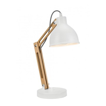 Candeeiro de mesa MARCELLO 1xE27/60W/230V faia - FSC certificado