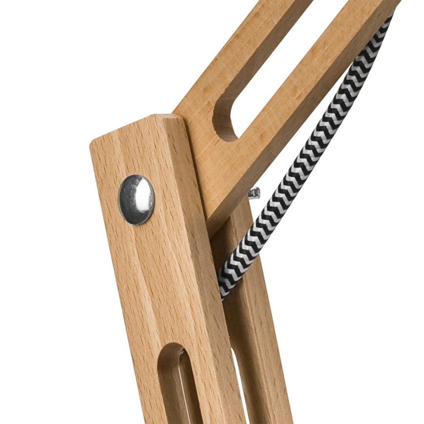 Candeeiro de mesa MARCELLO 1xE27/60W/230V faia - FSC certificado