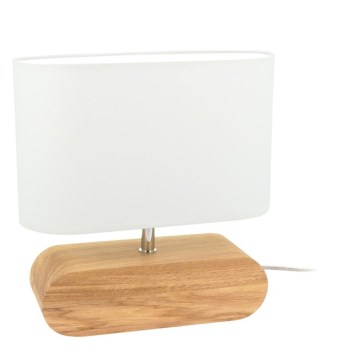Candeeiro de mesa MARINNA 1xE27/25W/230V carvalho