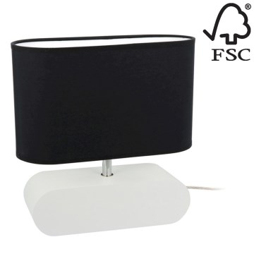Candeeiro de mesa MARINNA 1xE27/25W/230V faia - certificado por FSC