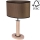 Candeeiro de mesa MERCEDES 1xE27/40W/230V 46 cm castanho/carvalho – FSC certificado