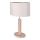 Candeeiro de mesa MERCEDES 1xE27/40W/230V 46 cm creme/carvalho