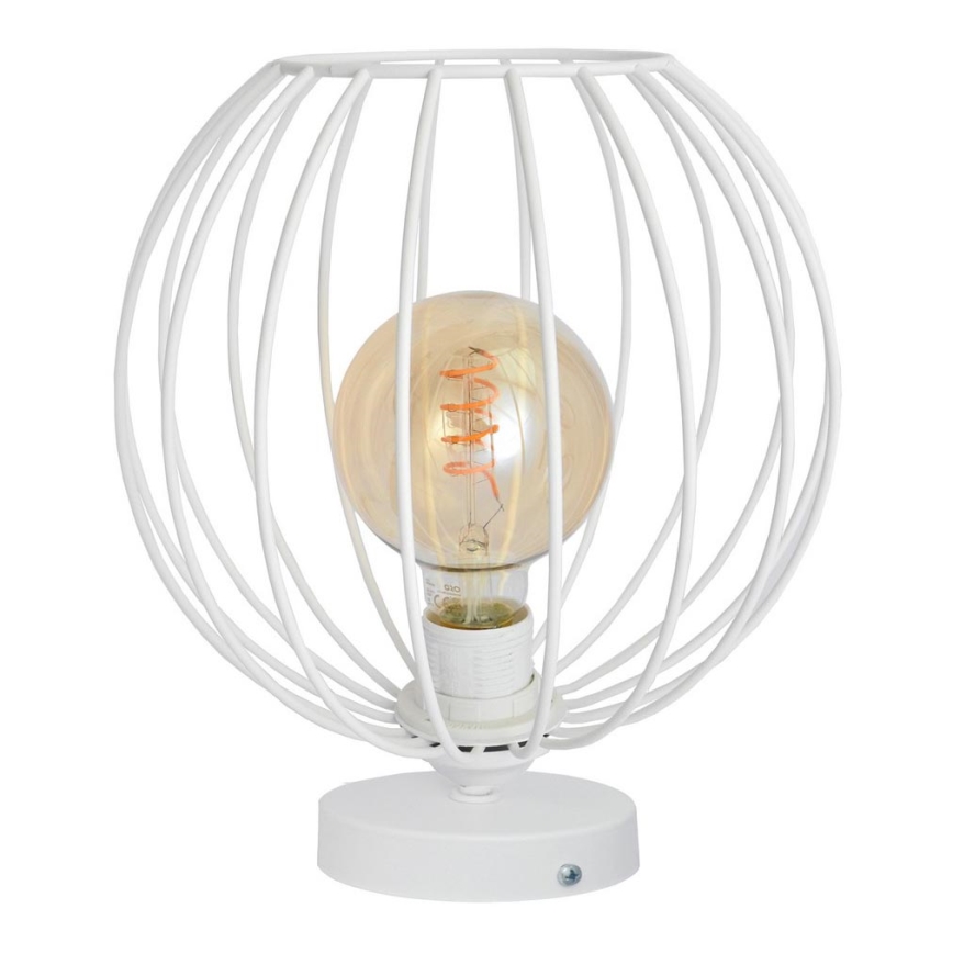 Candeeiro de mesa MERCURE 1xE27/15W/230V branco