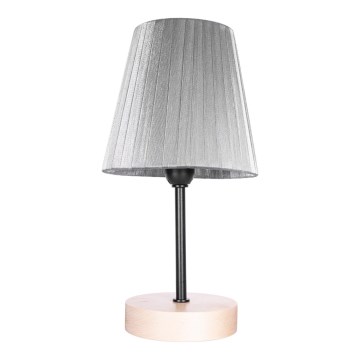 Candeeiro de mesa MILA 1xE14/25W/230V birch – FSC certificado