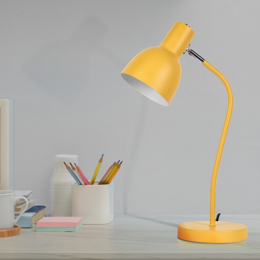 Candeeiro de mesa MIMI 1xE27/10W/230V amarelo