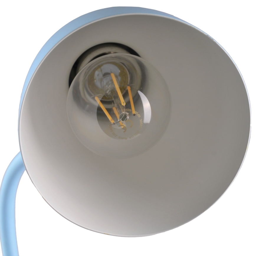 Candeeiro de mesa MIMI 1xE27/10W/230V azul