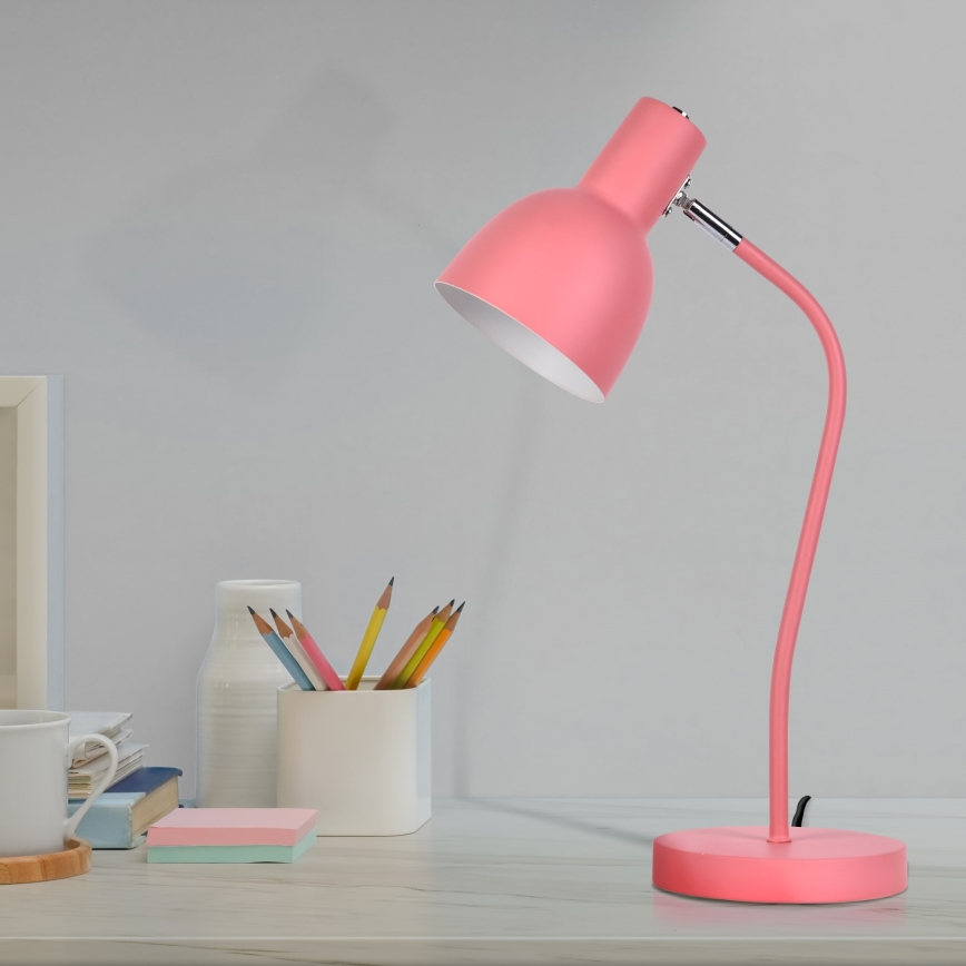 Candeeiro de mesa MIMI 1xE27/10W/230V rosa